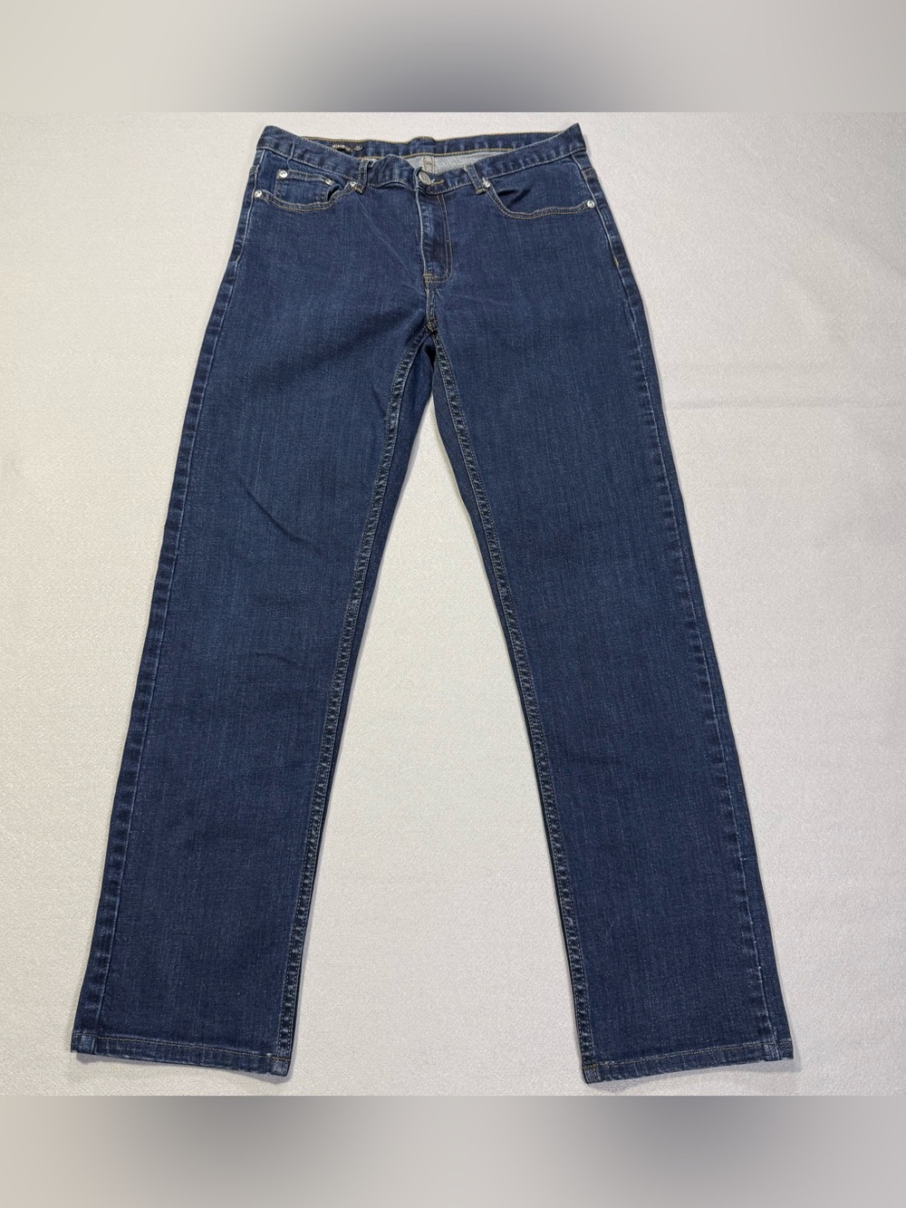 J.McLaughlin Womens Dark Wash Straight Leg Stretch Jeans Blue Denim Size 32